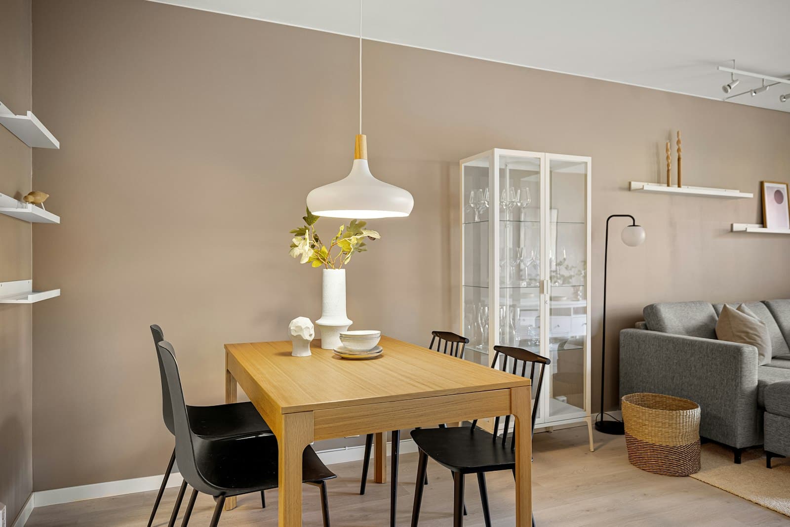 Stock photograph of a beige living room. Not a client project.